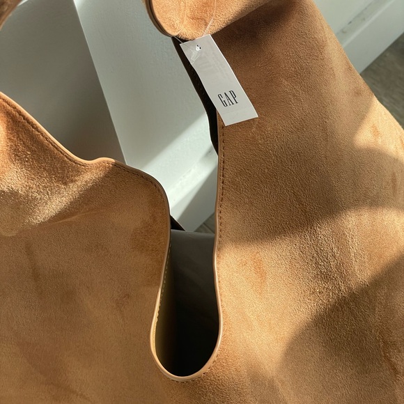 NWT Gap Carmel Vegan Suede Bag - Picture 2 of 3